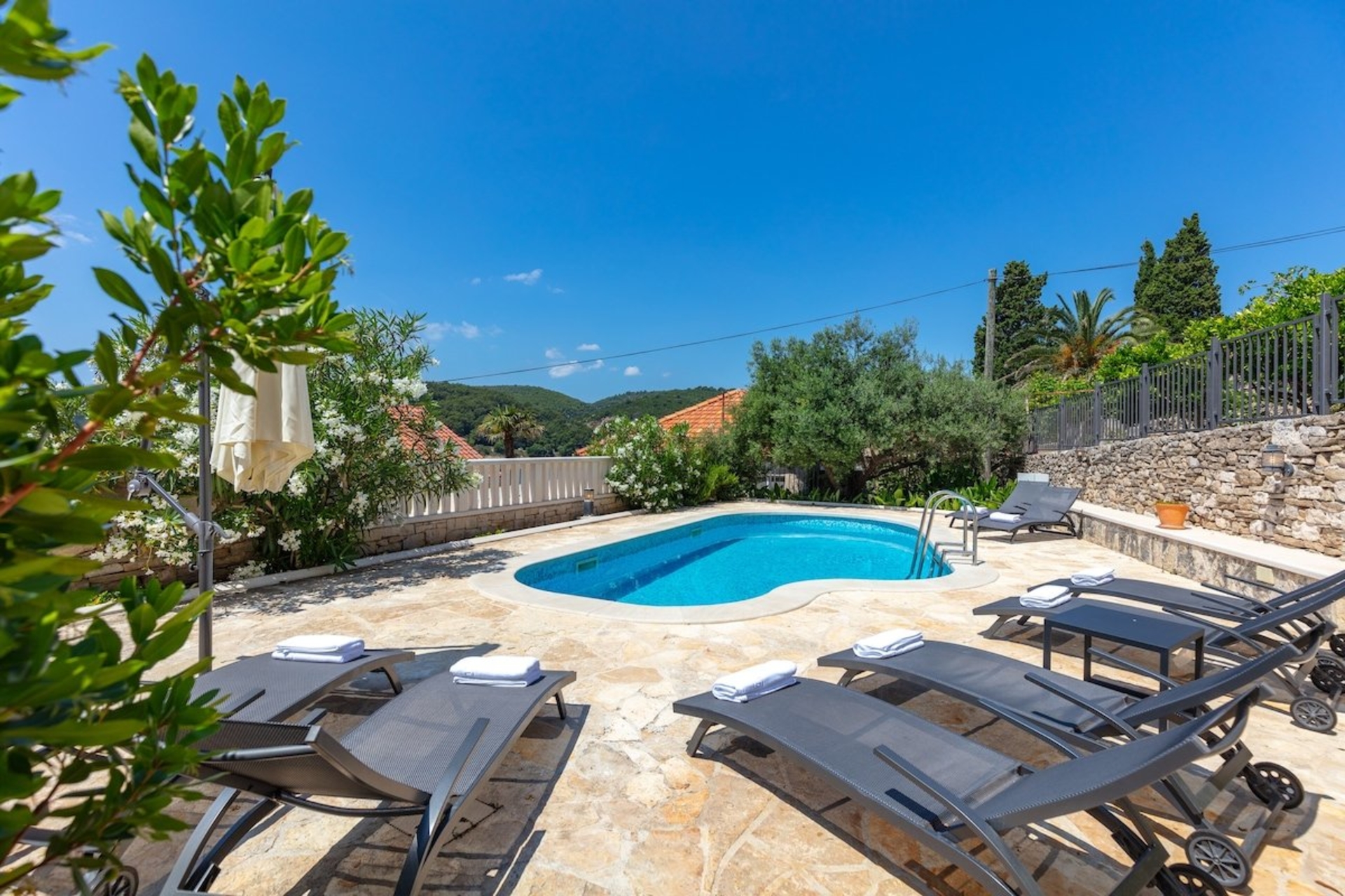 Family Villa Mir Vami with Pool and Sea Views